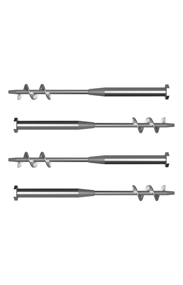 Schrauben für Bodenverankerung 4x H380 Schrauben für Bodenverankerung 4x H380